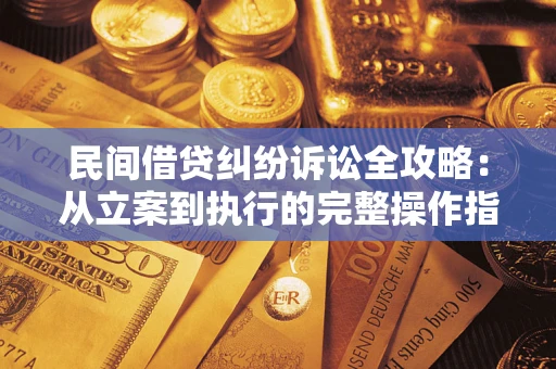 武汉民间借贷纠纷诉讼全攻略：从立案到执行的完整操作指南