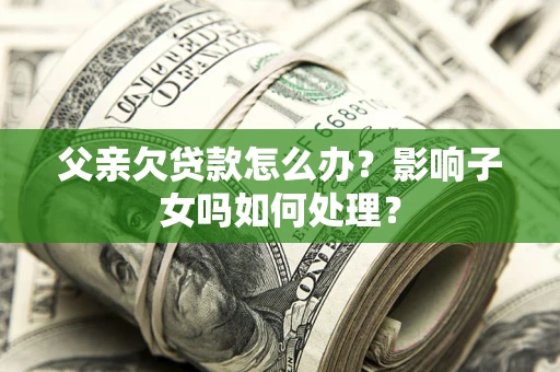 武汉父亲欠贷款怎么办？影响子女吗如何处理？