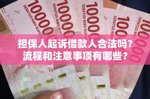 武汉担保人起诉借款人合法吗？流程和注意事项有哪些？