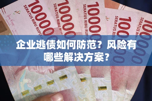 武汉企业逃债如何防范？风险有哪些解决方案？