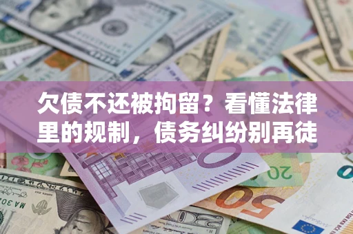 武汉欠债不还被拘留？看懂法律里的规制，债务纠纷别再徒劳奔波