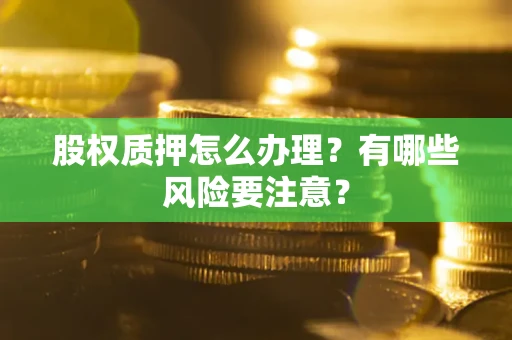 武汉股权质押怎么办理？有哪些风险要注意？