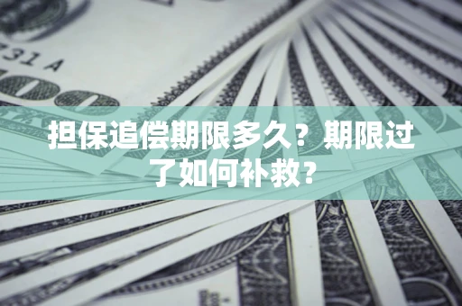武汉担保追偿期限多久？期限过了如何补救？