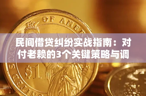 武汉民间借贷纠纷实战指南：对付老赖的3个关键策略与调解盲区解析