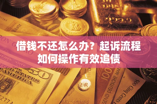 武汉借钱不还怎么办？起诉流程如何操作有效追债