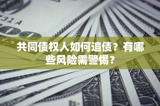 武汉共同债权人如何追债？有哪些风险需警惕？