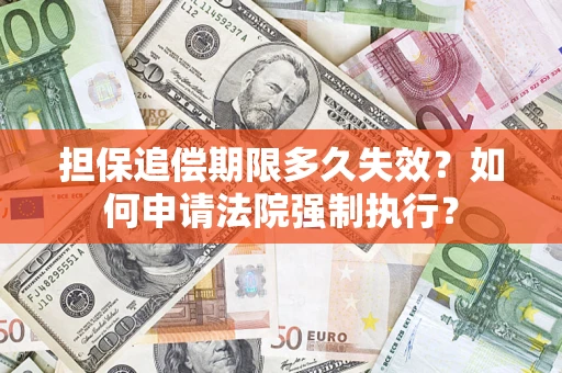 武汉担保追偿期限多久失效？如何申请法院强制执行？