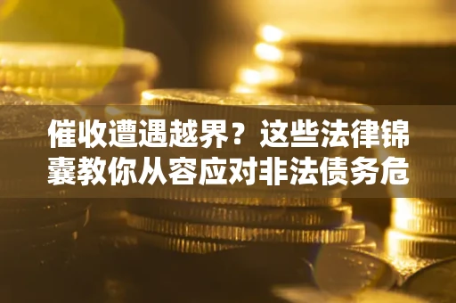 武汉催收遭遇越界？这些法律锦囊教你从容应对非法债务危机