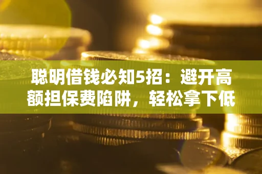 武汉聪明借钱必知5招：避开高额担保费陷阱，轻松拿下低息贷款